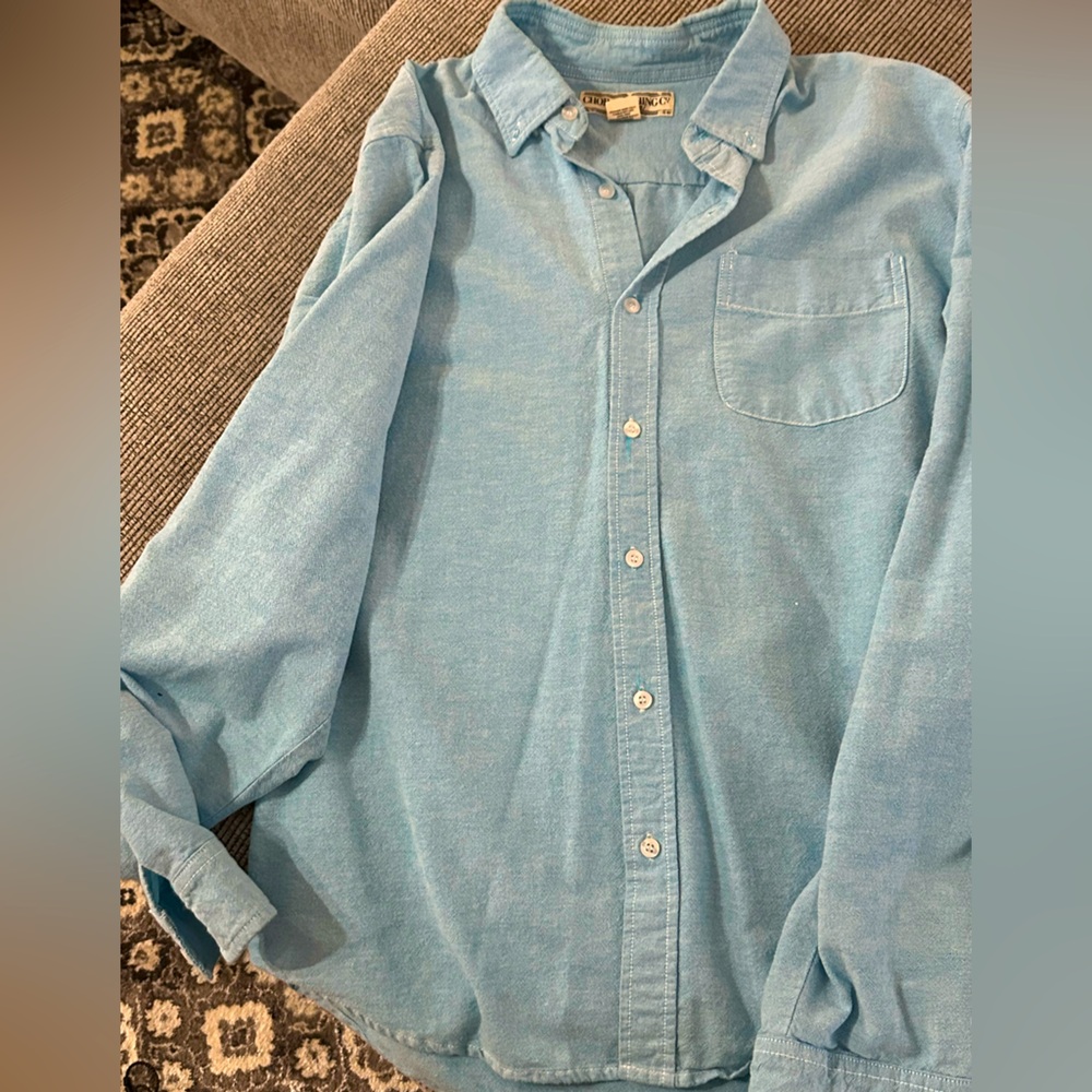 Youth Light Blue Casual Shirt